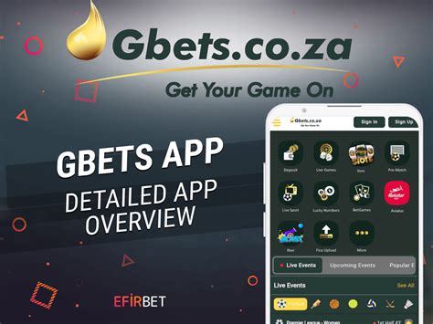 Gbets (gbets.co.za) Login .